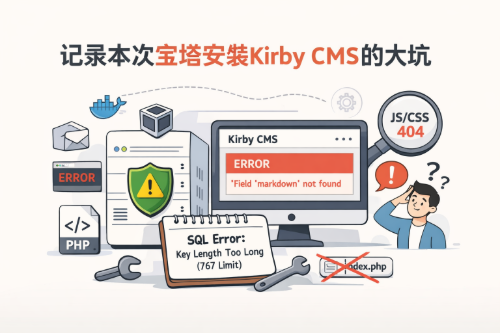 记录本次宝塔安装Kirby CMS的大坑